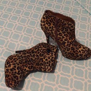 Cheetah Booties